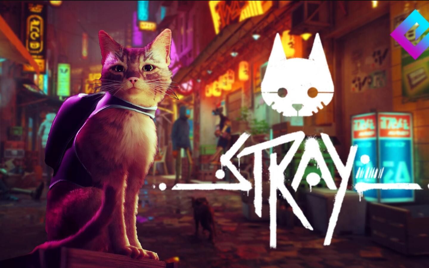 steam游戏stray第二章死城全流程实况解说