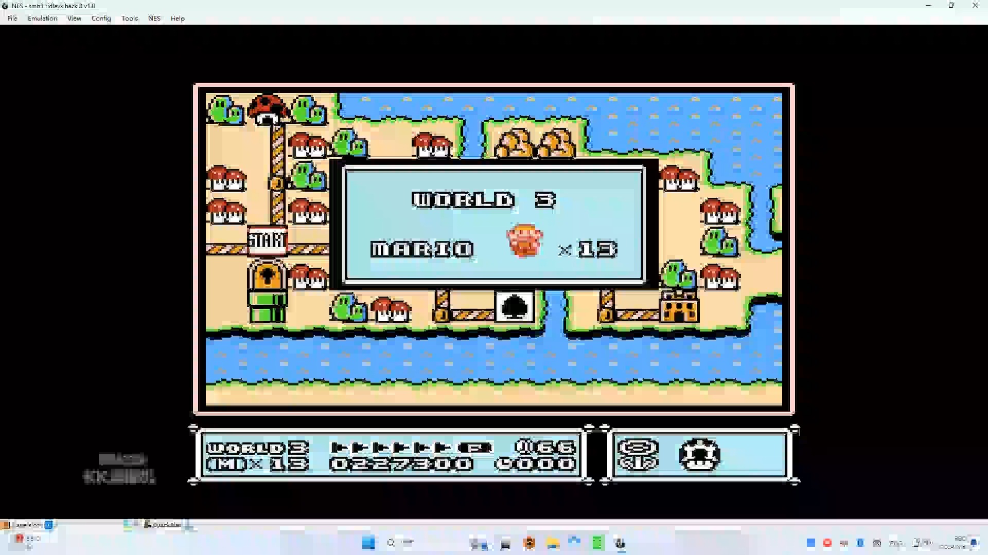 fc超级马里奥兄弟3里德利版8-无敌-通关