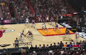 Скачать видео: NBA 2K24 热火主场顶级画质