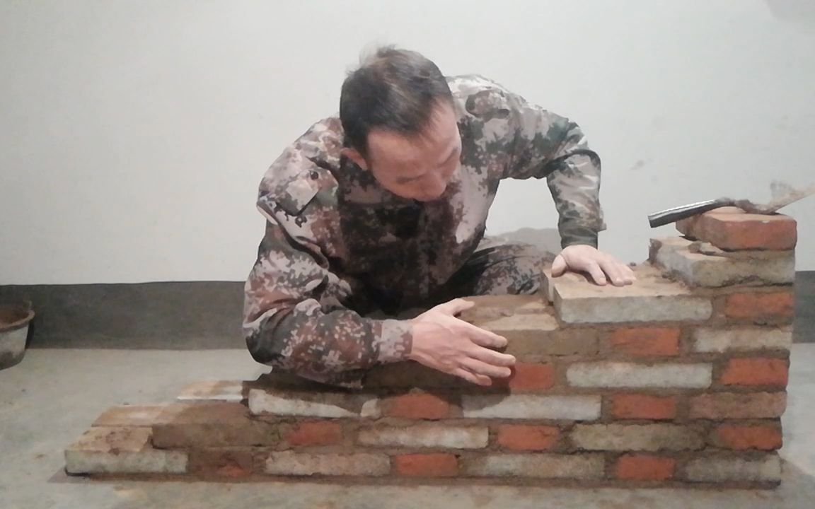 一顺一丁砌筑法,结构当中最好的砌法演示,工地高手教学视频!