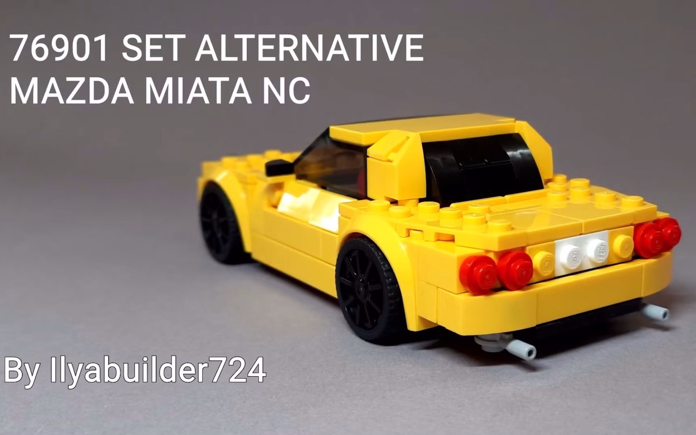 乐高76901 马自达nc miata | speed系列 套内 视频图纸