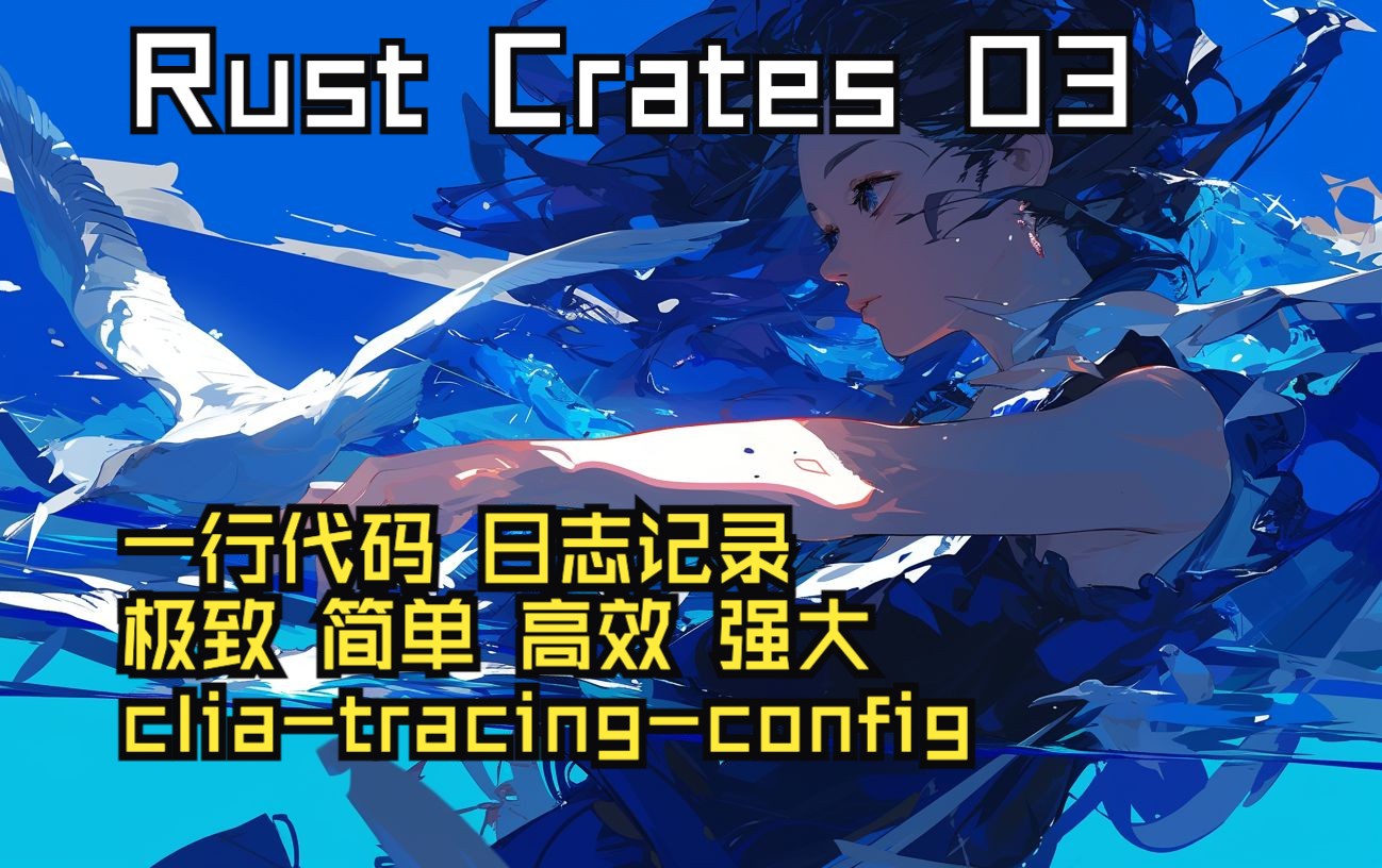 【Rust Crates】极致简单开箱即用的日志记录库哔哩哔哩bilibili