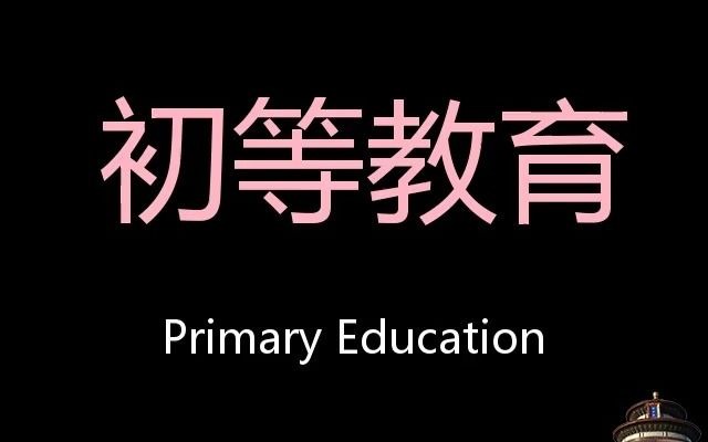 初等教育 Chinese Pronunciation Primary education哔哩哔哩bilibili