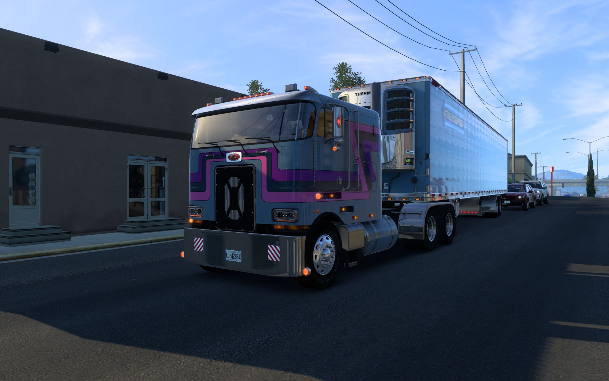 【美洲卡车模拟】 墨西哥山路地图 驾驶彼得比尔特362 圣路易斯波托西