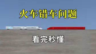 火车错车问题，动画演示一看就懂