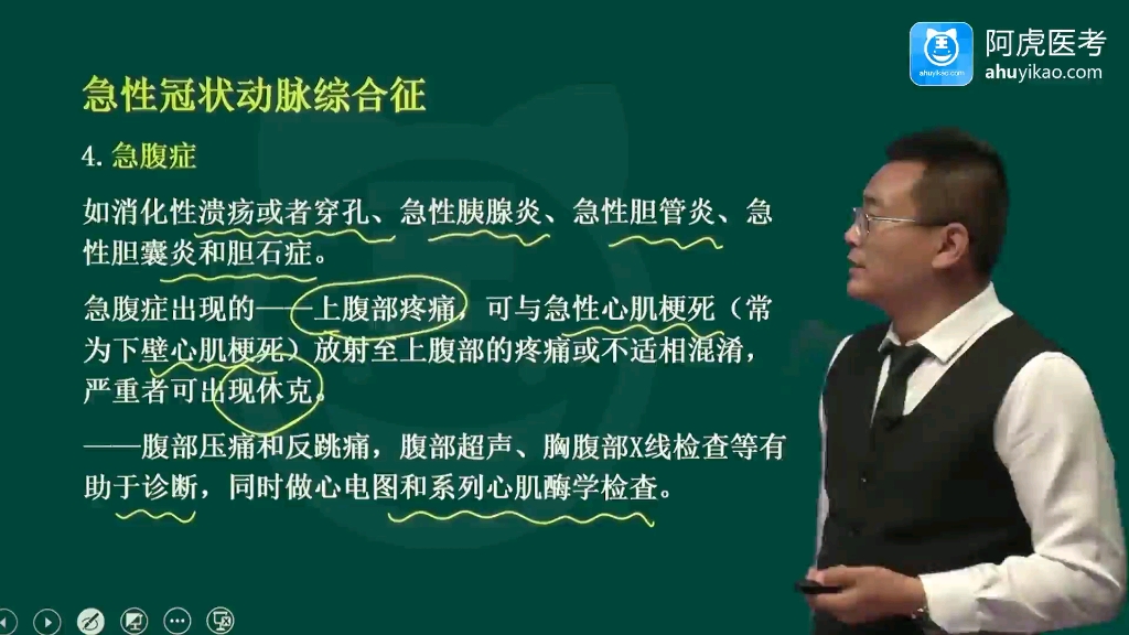 急诊医学正高急诊医学病种及临床症候群急性冠脉综合征(5)哔哩哔哩bilibili