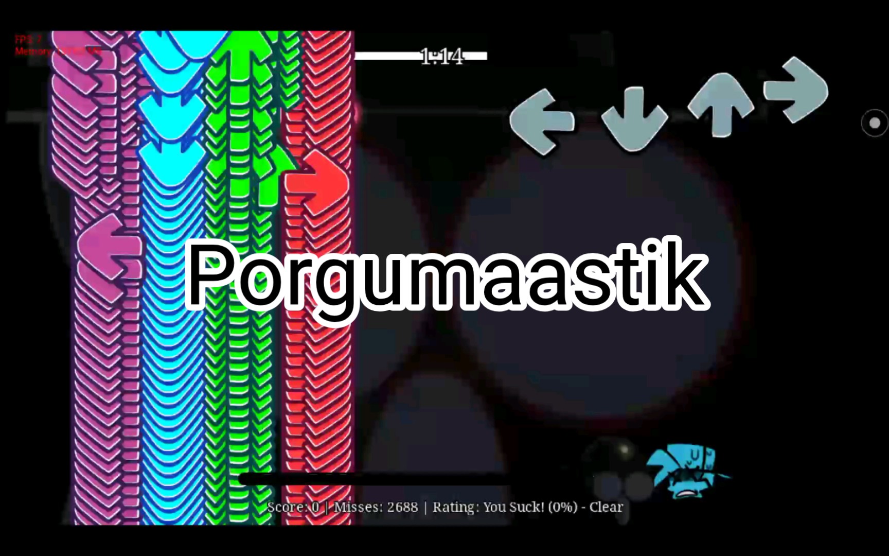 fnf Porgumaastik charted