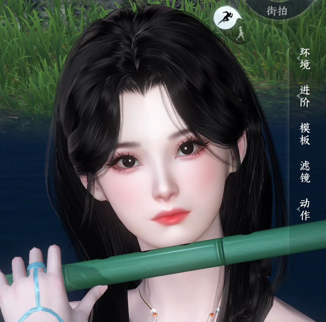 杨幂 !呜呜呜真的好好康 逆水寒手游捏脸