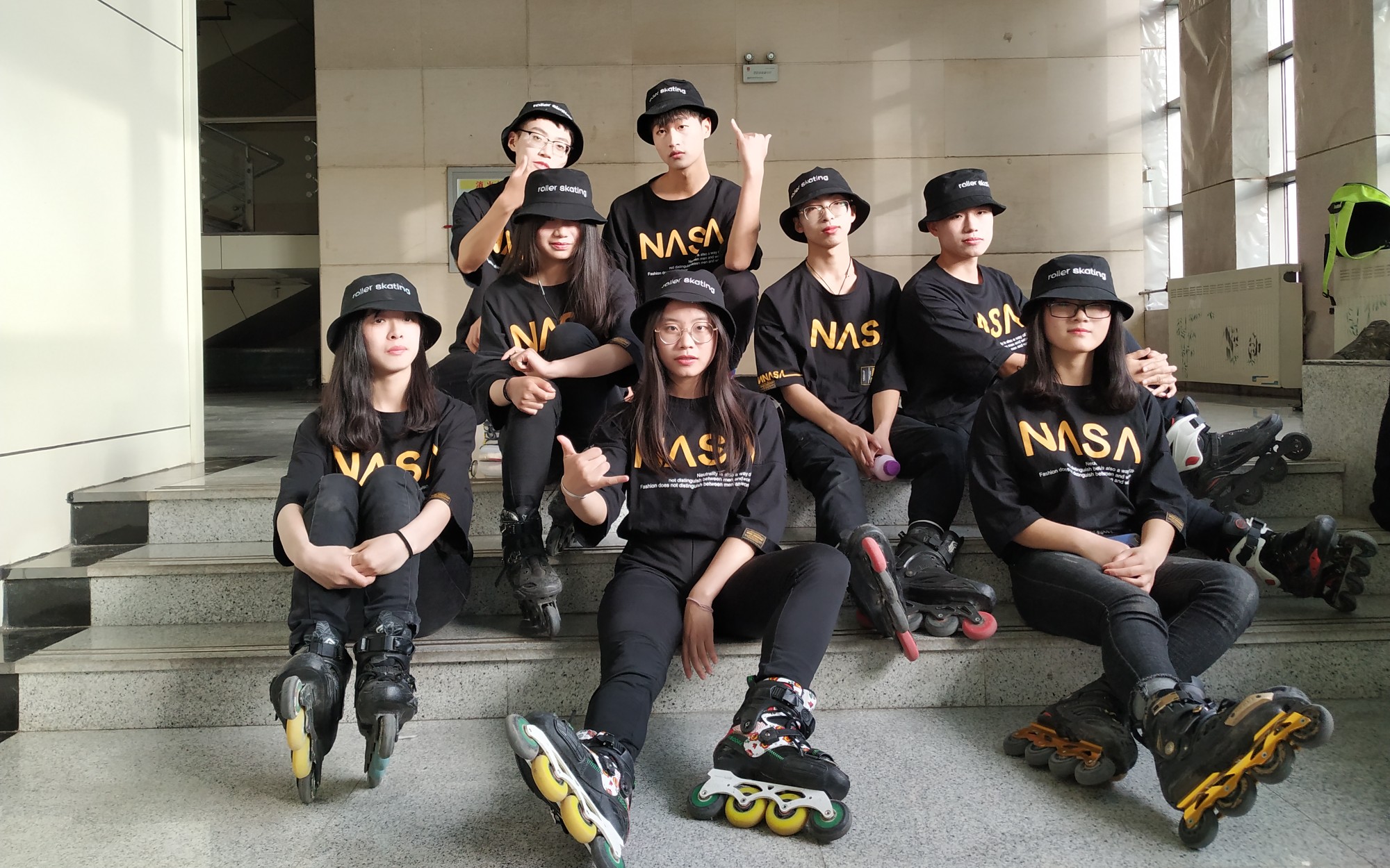 燕山大学轮滑社 轮舞 uptown funk