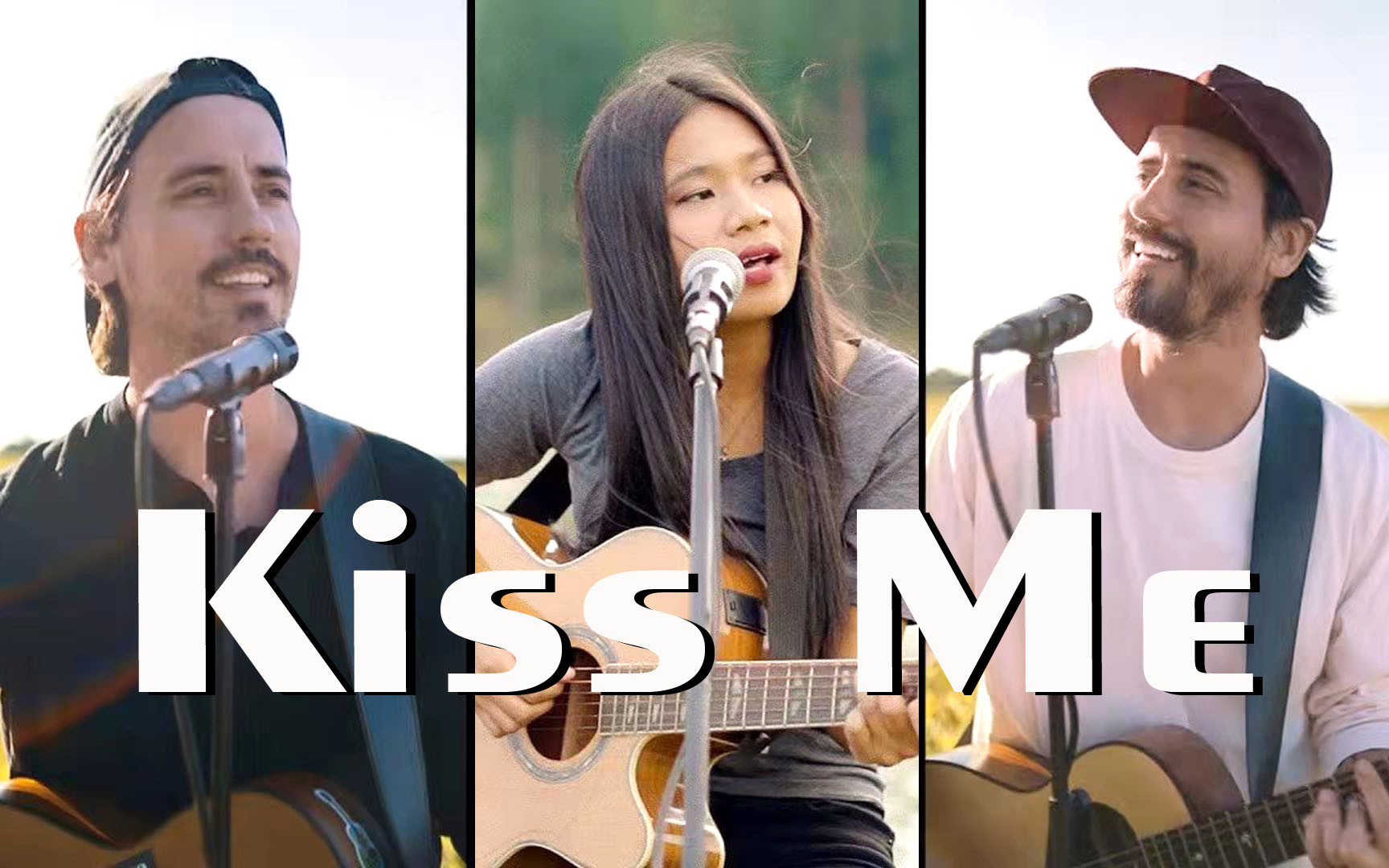 [图]开口跪|《Kiss Me》超温柔翻唱，甜的像吃糖!