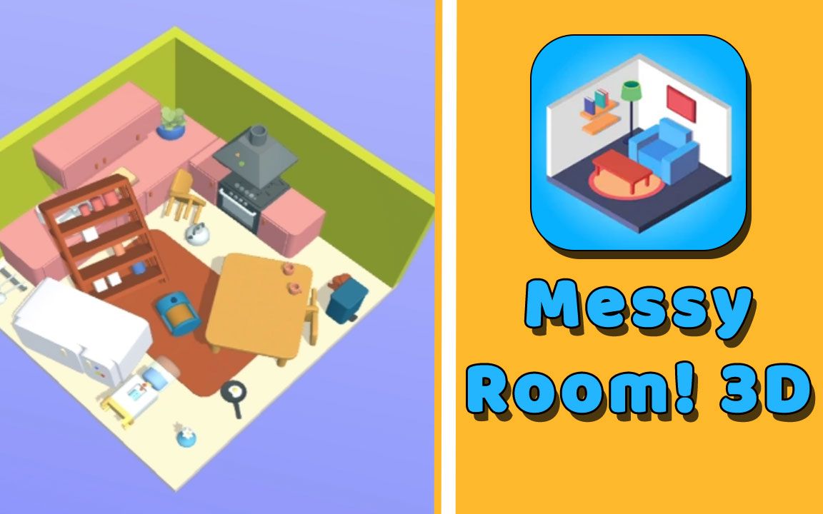 12.15-3,messy room! 3d (by burak ozguney) 游戏试玩