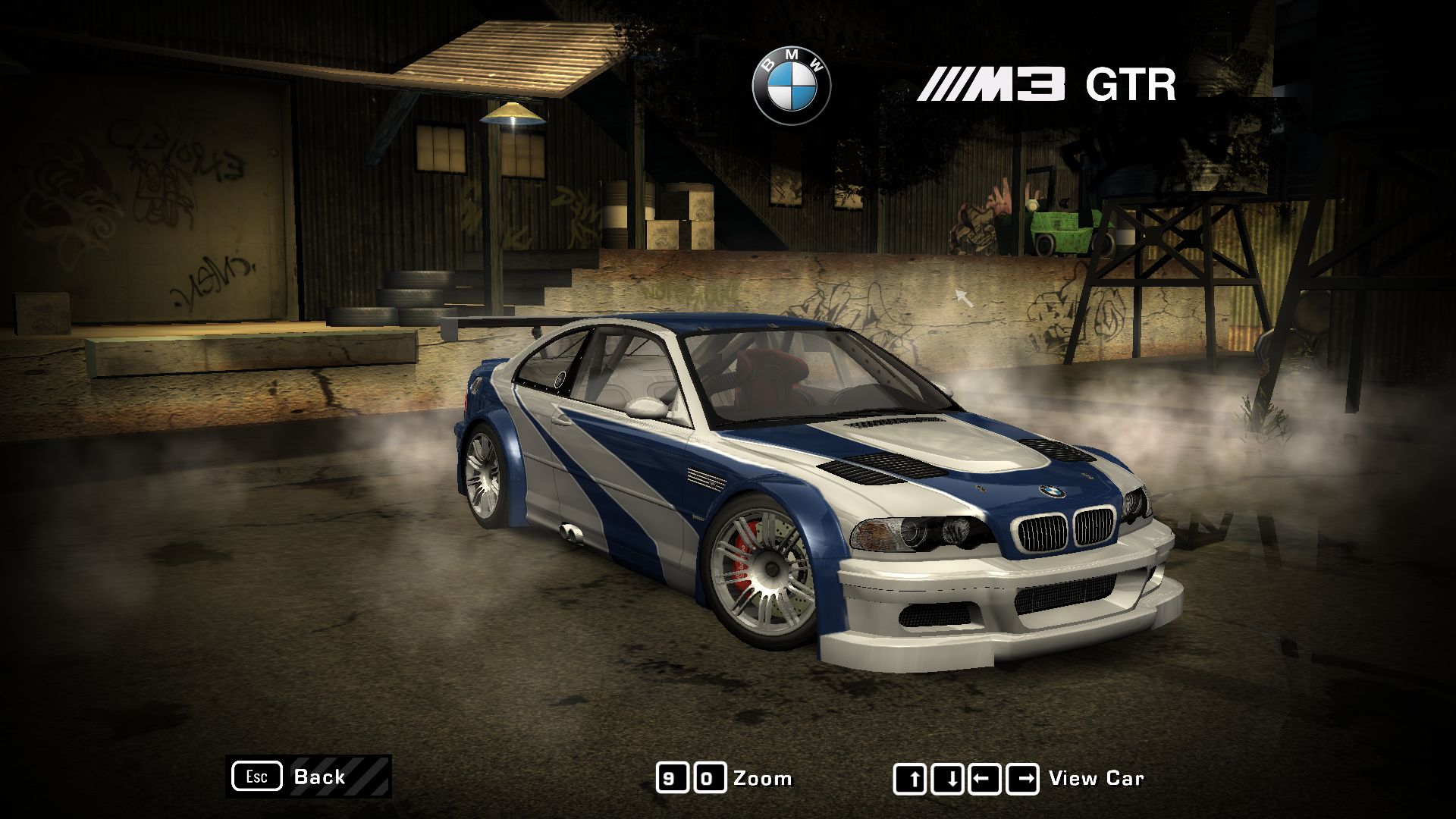 (怀旧)极品飞车9 环岛 宝马 m3 e46 gtr 6分02秒75