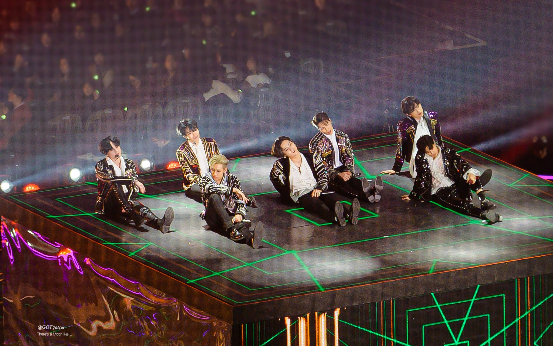 191215 got7 sbs歌谣大战 红毯 嘉尔合作舞台 团体舞台 cut