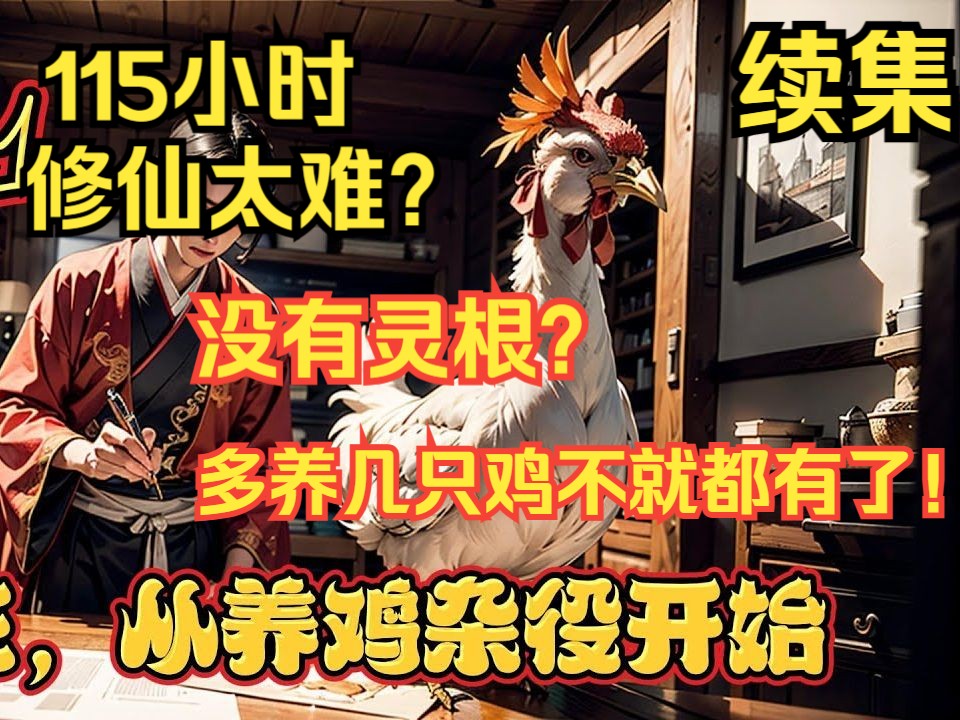 [图]【长生，从养鸡杂役开始！】 修仙太难？没有灵根？多养几只鸡不就都有了