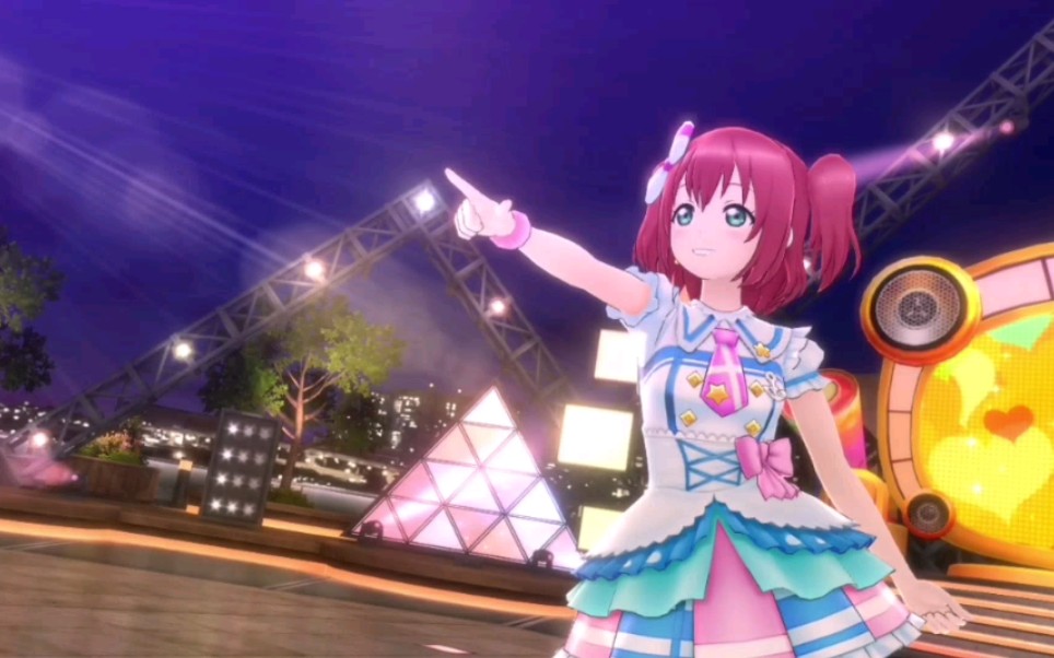 『lovelive!学园偶像季:群星闪耀』一单打歌服露比跳起了「快乐天才」