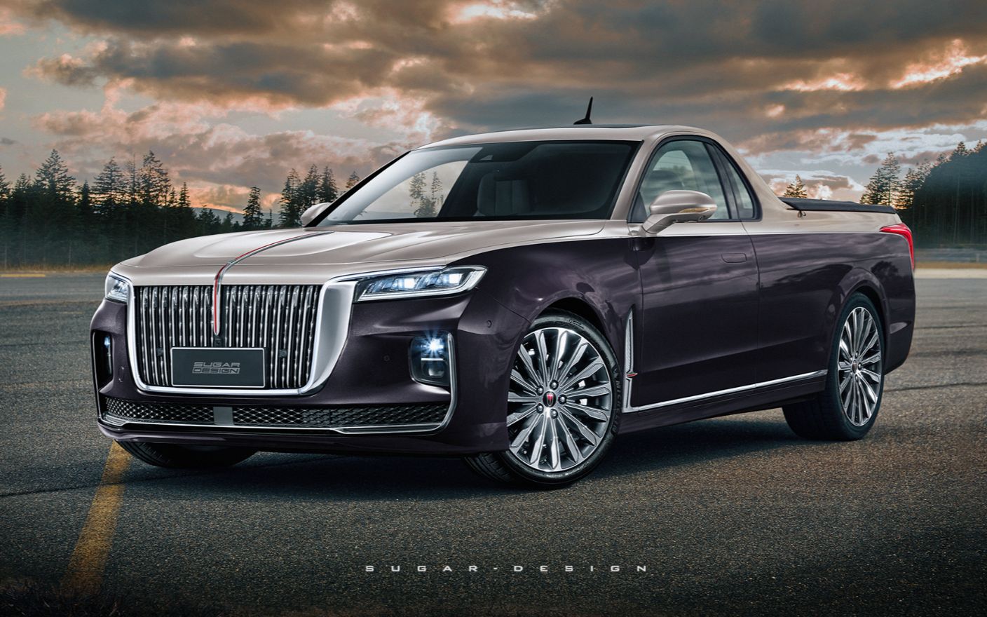 红旗h9魔改ute 轿卡