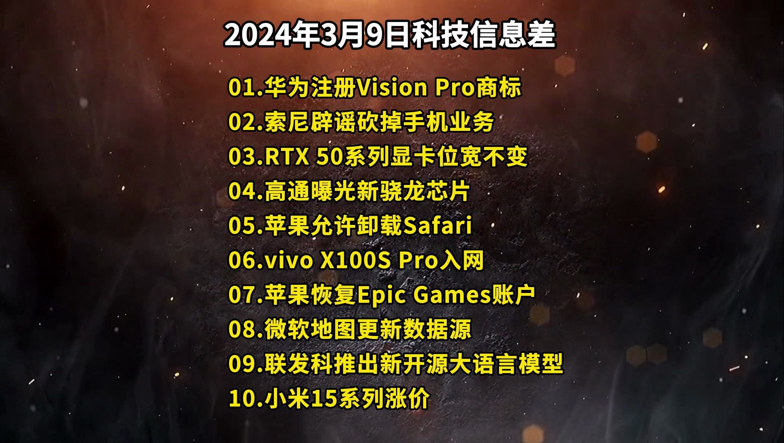 2024年3月9日科技信息差:新的科技浪潮已经来了!哔哩哔哩bilibili