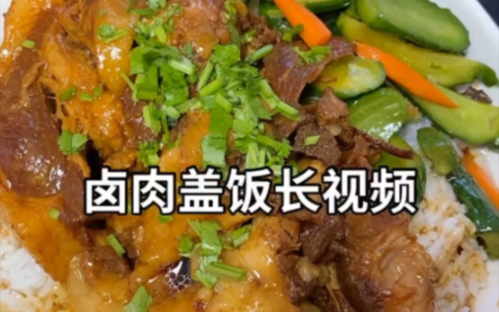 【三大爷】一日菜单:黏糊麻辣烫/卤肉盖饭/饺子/清炖排骨/八宝饭/熏鸡/焖子哔哩哔哩bilibili