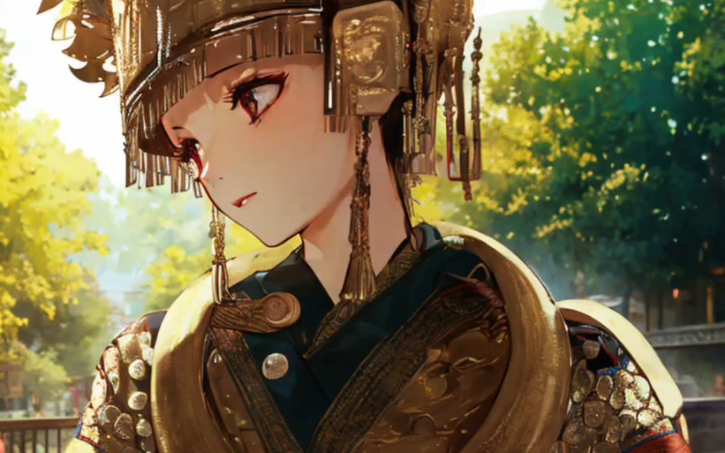 【ai绘画】苗族少女
