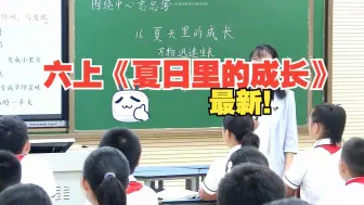 Tải video: 最新全国二等奖！六年级上册第16课《夏天里的成长》新课标任务群示范课 磨课 赛课优质课执教：江帆