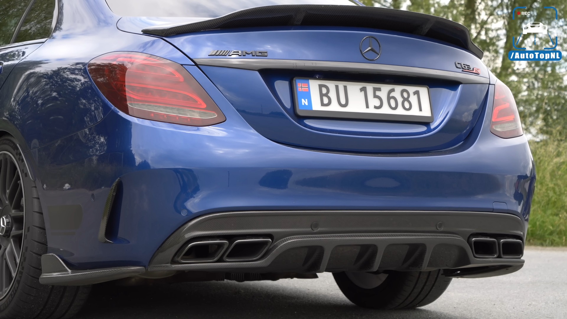 amg c63 s 585hp stage 1 0-300 dragy gps top speed pov & sound