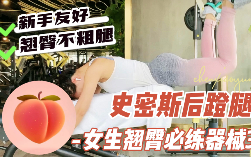 史密斯后蹬腿女生翘臀必练器械3哔哩哔哩bilibili