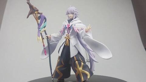 小饼家の宅物 Figma Fate Grand Order绝对魔兽战线巴比伦尼亚 花之魔术师梅林 哔哩哔哩
