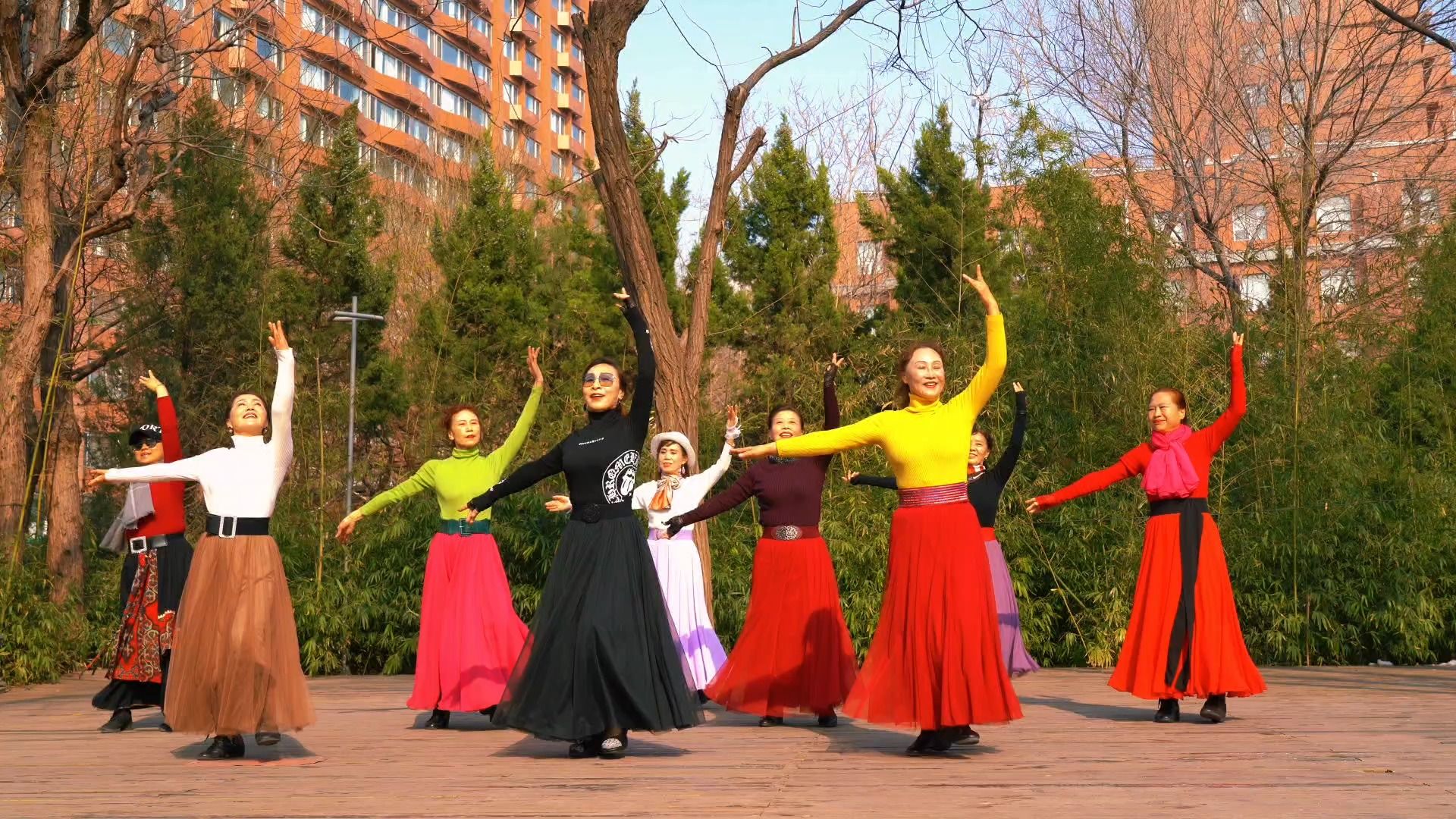 广场舞《洗衣歌》蔡老师领舞,动作整齐好看