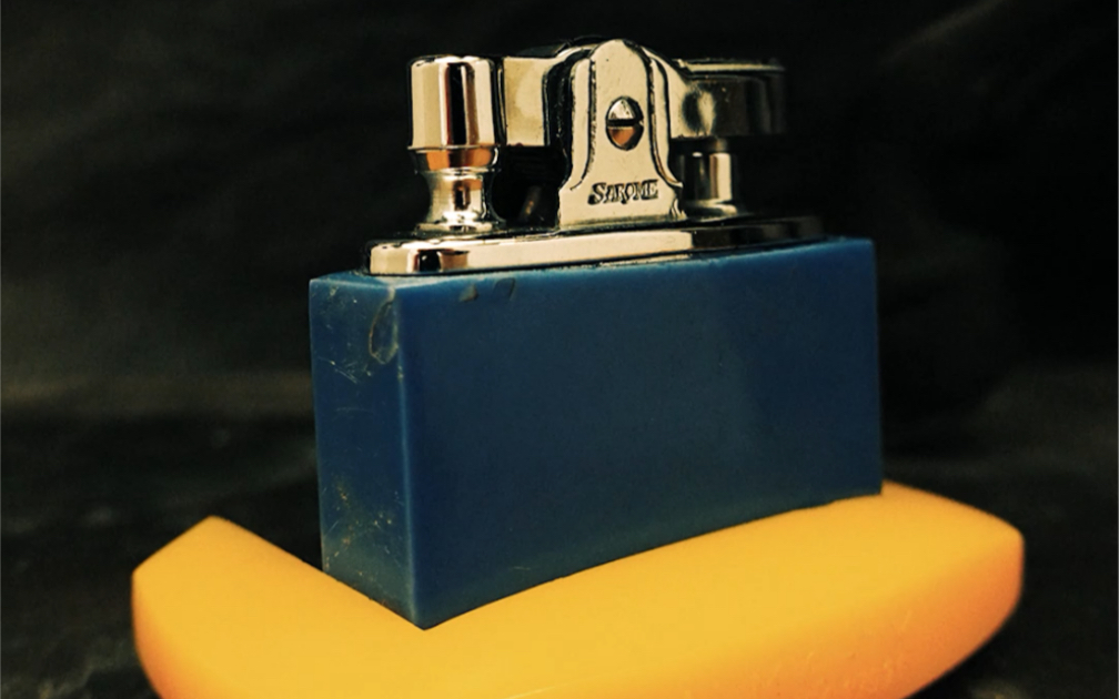 古董打火机里面的变形金刚 五十年代日本sarome莎乐美煤油机