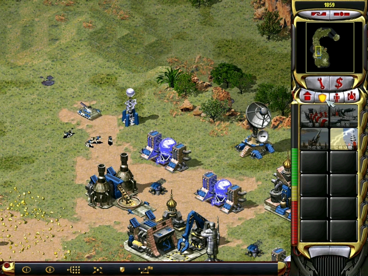 红警2正面冲突5