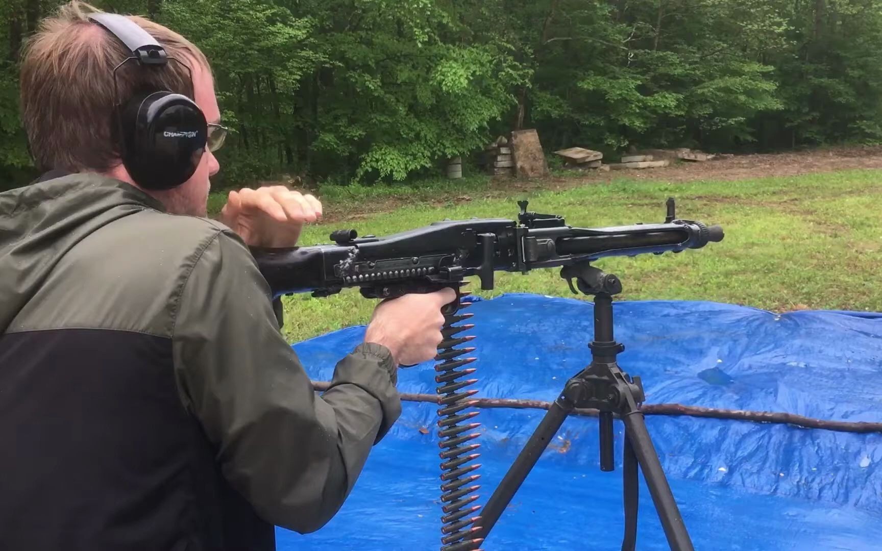 第二次世界大战 mg42机枪实弹射击