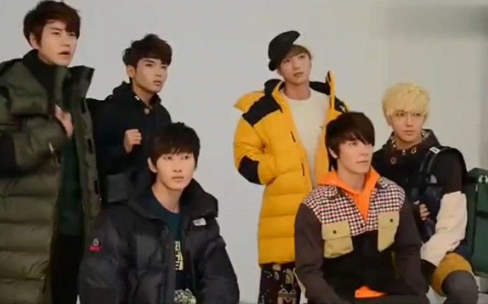 【super junior】high cut 杂志 拍摄花絮 12/11/02.