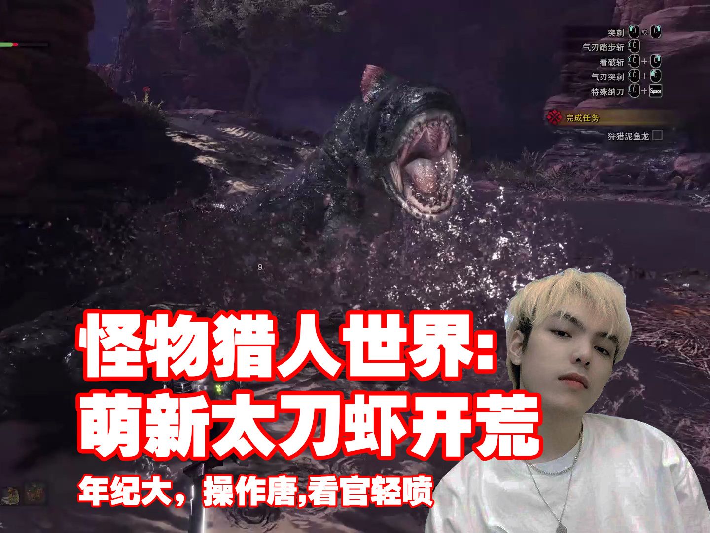 怪物猎人世界:纯新手-太刀开荒(泥鱼龙)p3