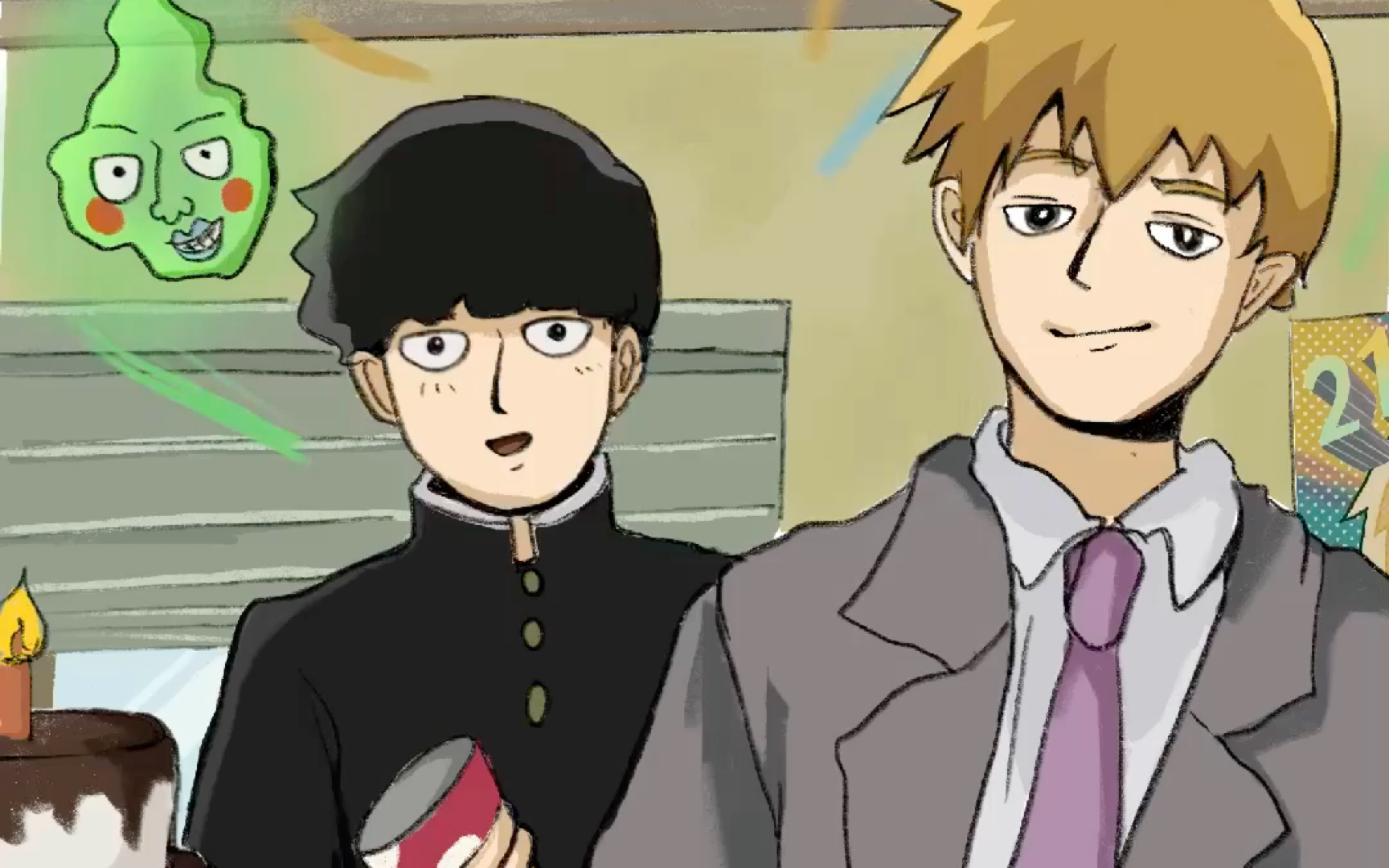 【绘画过程】灵幻相谈所祝你生日快乐