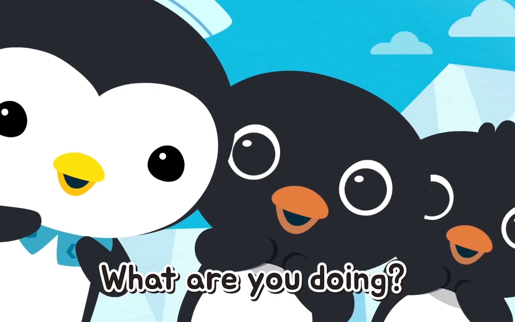 [图]Penguin what are you doing英文歌曲