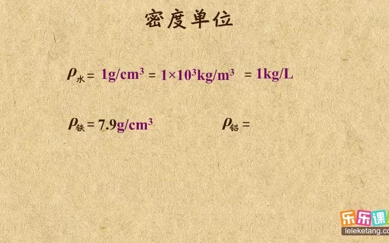 密度的单位与换算哔哩哔哩bilibili