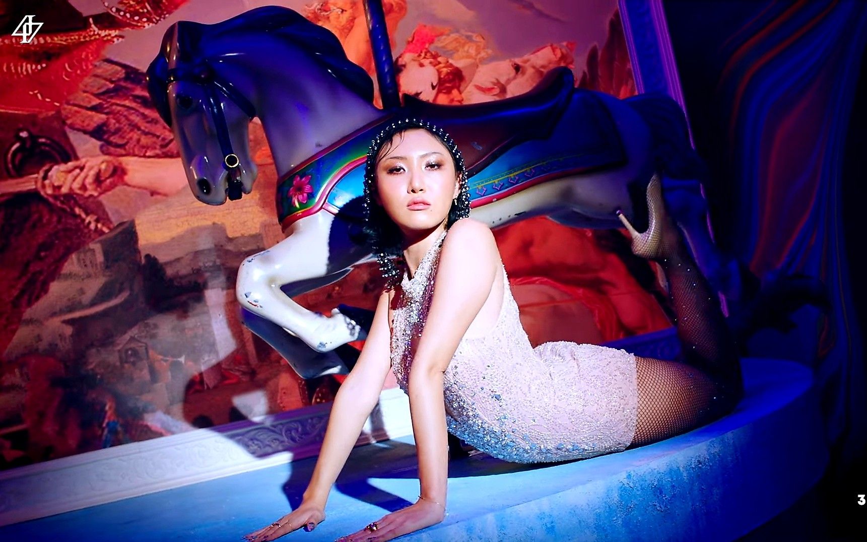 【mamamoo】非常符合中国口味的复古港风wind flower,蓝专回归打歌全