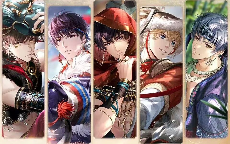 用我心中的bgm搭配恋与制作人山海霓踪民族风卡面