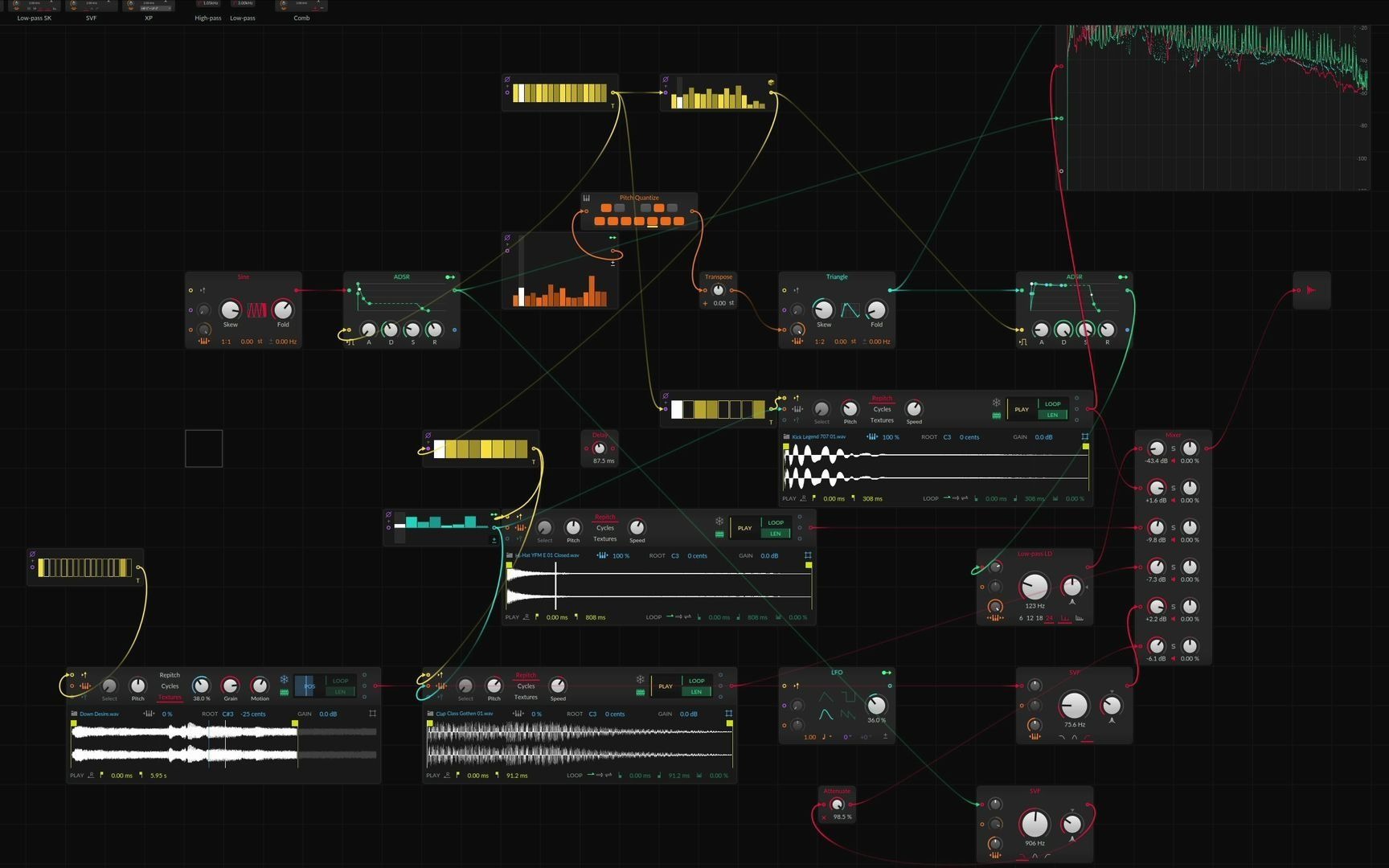 bitwig!千变万化的polygrid,让你轻松使用模块化的音乐制作流程哔哩哔哩bilibili