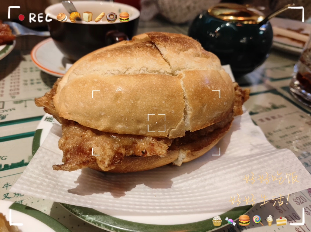 澳门特色美食猪扒包