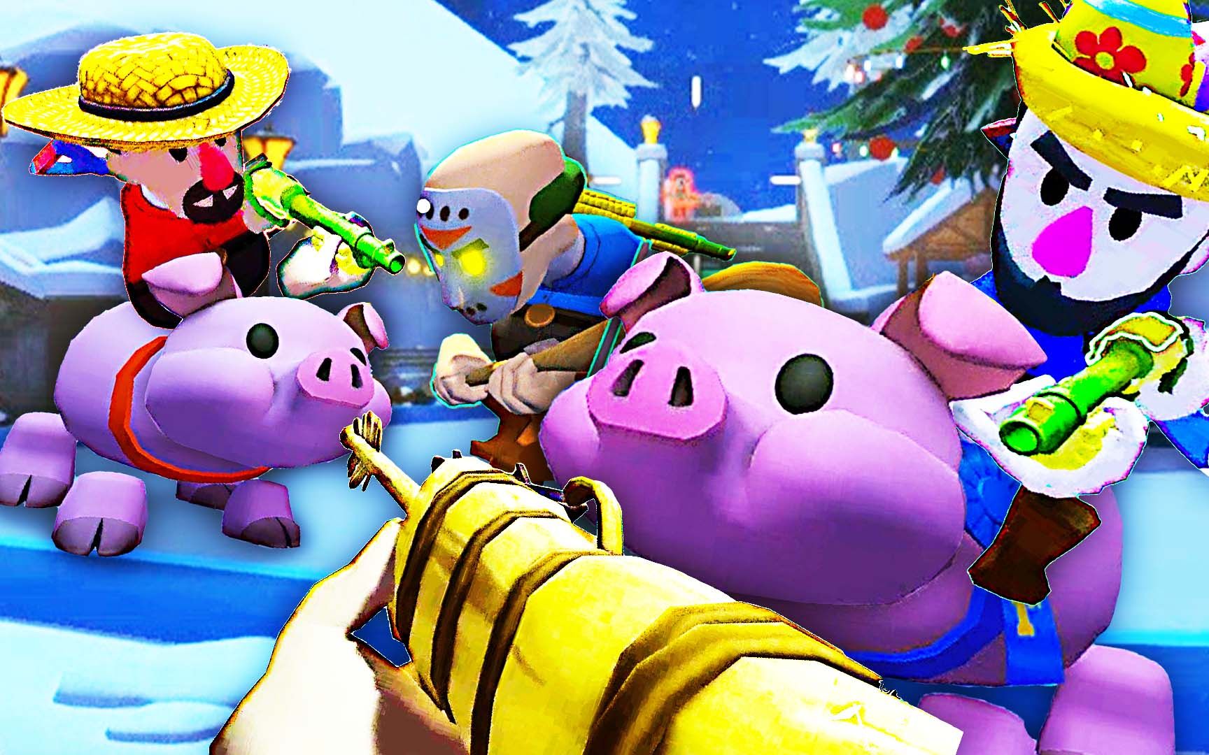 枪火农夫 隔壁村民为了抢我的猪就拿锄头敲我脑袋 成哔哔阿波兔