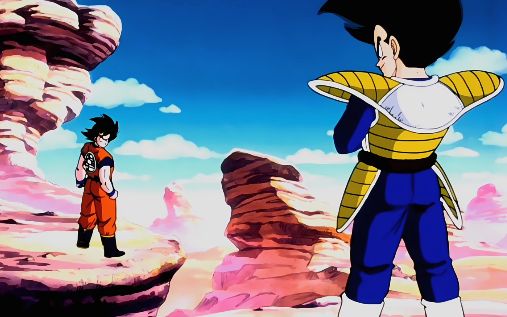 【龙珠z】全都是名场面,世界级名画第一期(赛亚人篇)