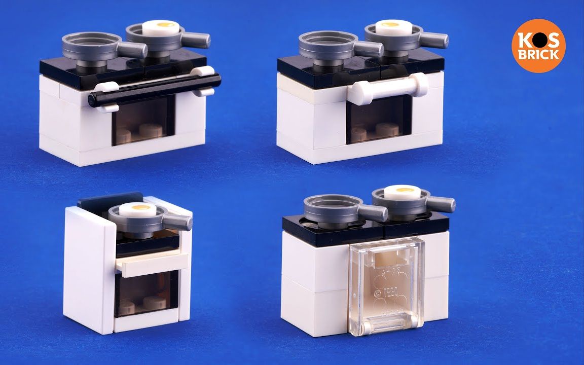 乐高moc教程 厨房烤箱 电炉 拼搭指南_哔哩哔哩_bilibili