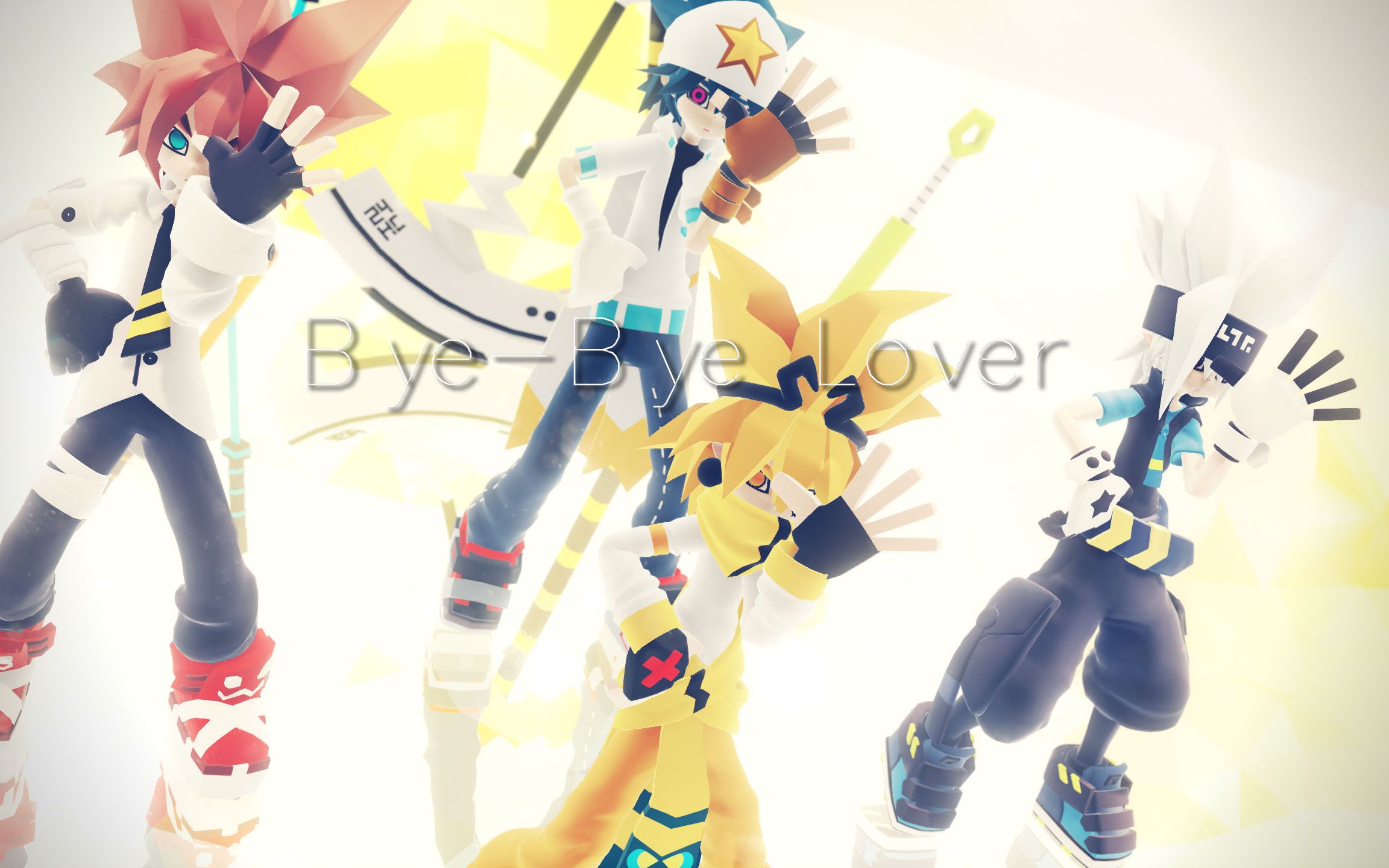 [图]【凹凸世界MMD】嘉/格/安/雷 - Bye Bye Lover