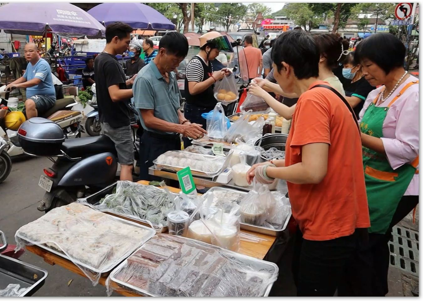 中山坦洲特式早餐 曹群早餐店 坦洲市场外面和泰街 中国街边小吃哔哩哔哩bilibili