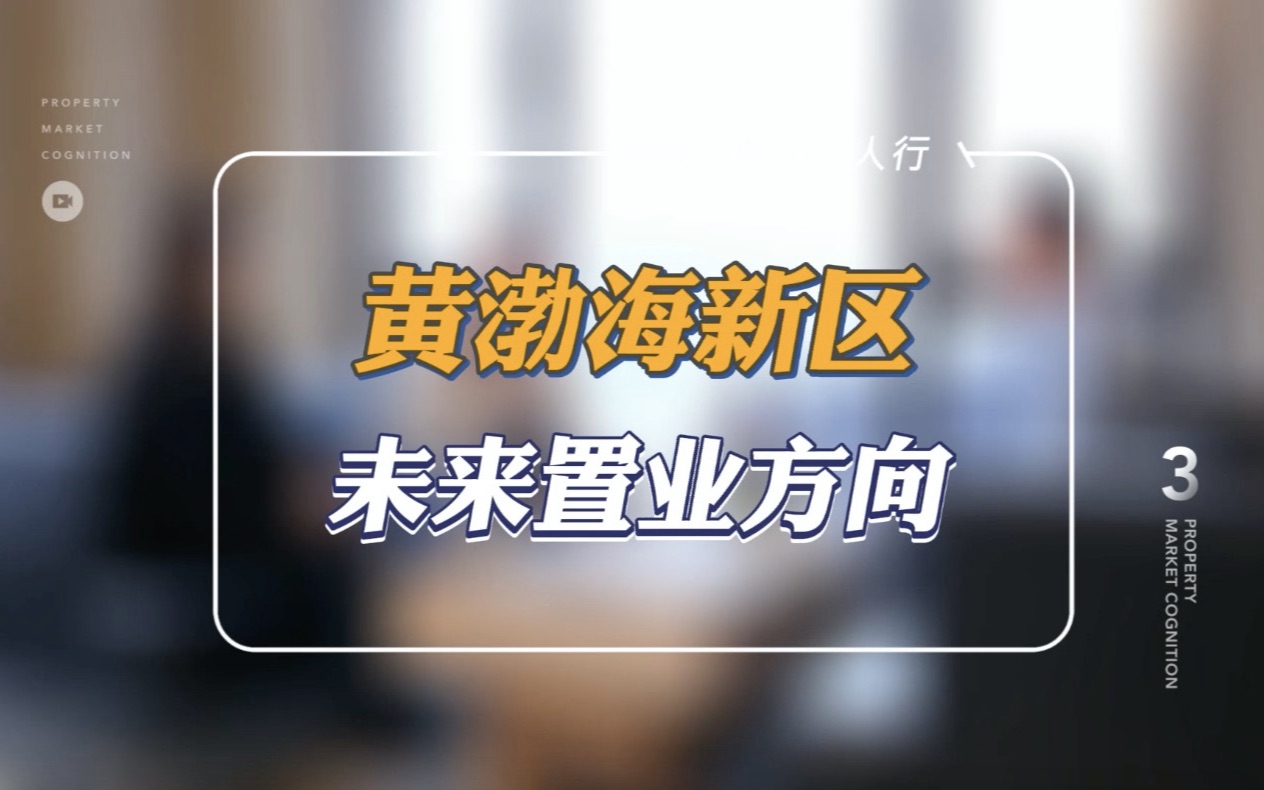 黄渤海新区未来潜力有多大?哔哩哔哩bilibili