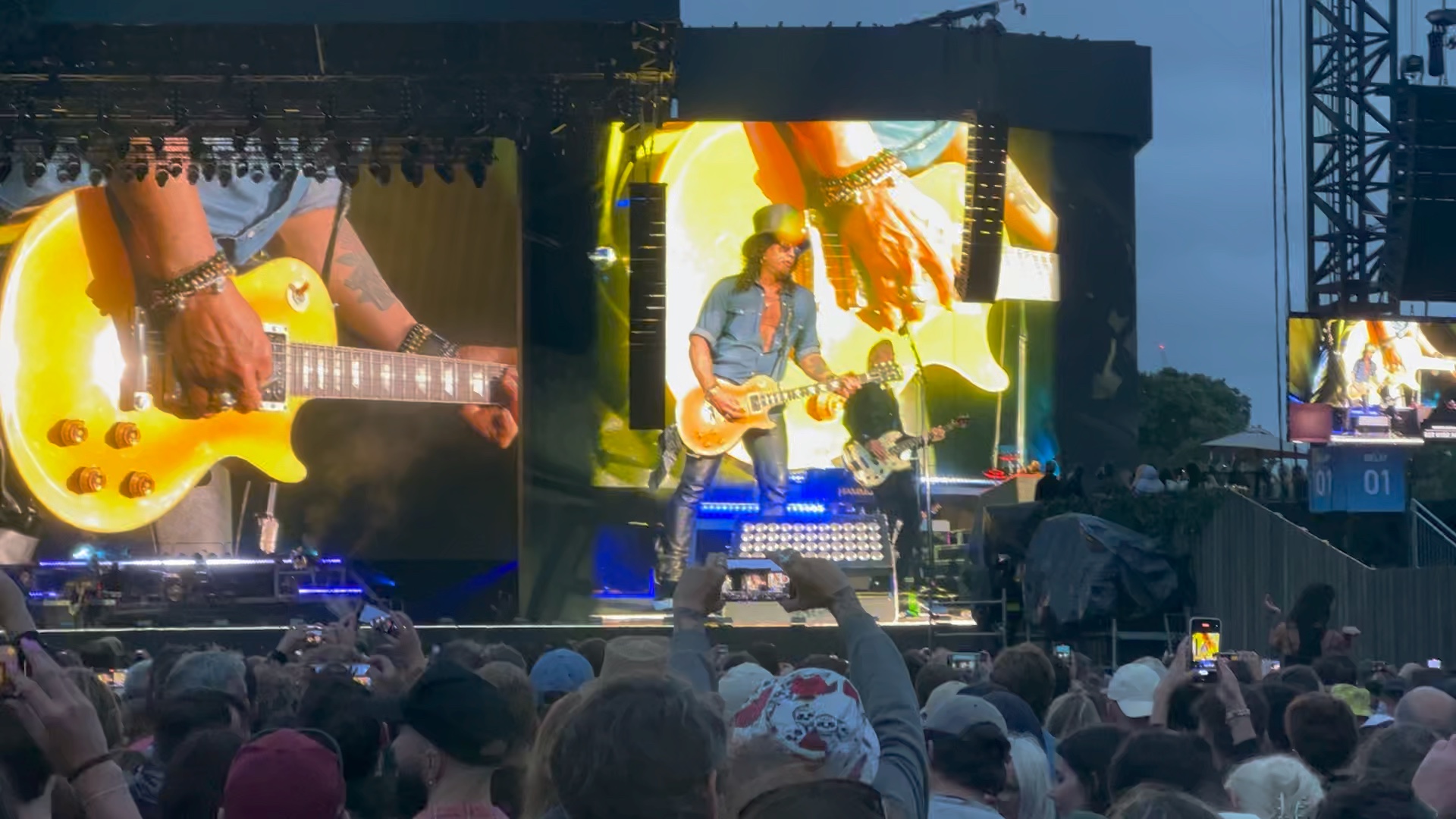 枪花 2023 巡演 伦敦 海德公园 slash solo