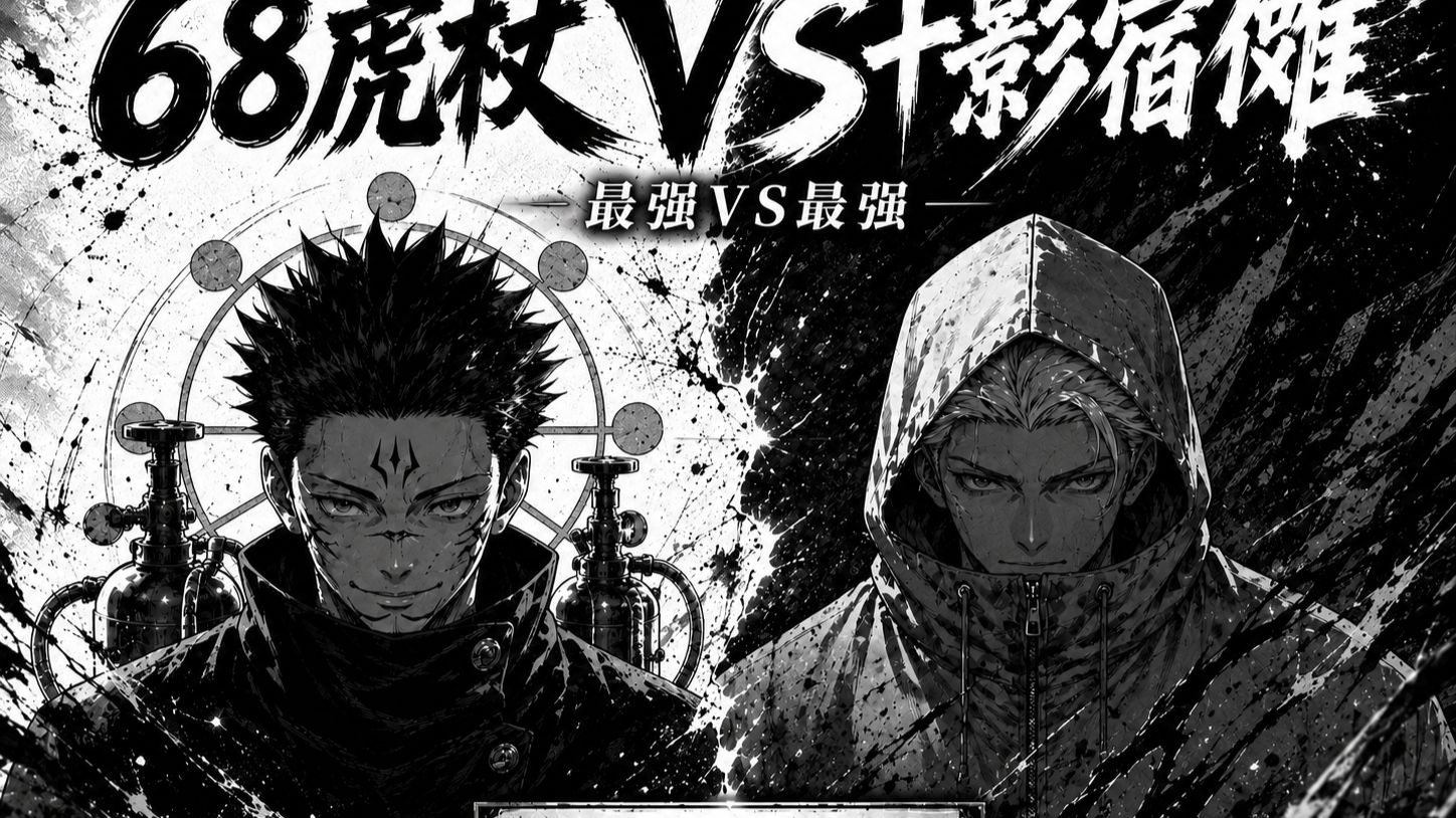 68虎杖vs十影宿傩 高清重制版