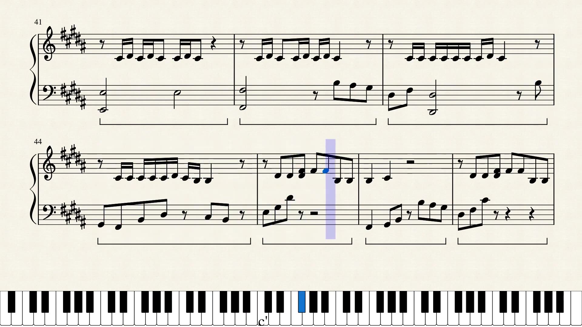 seventeen - 247 【钢琴谱】