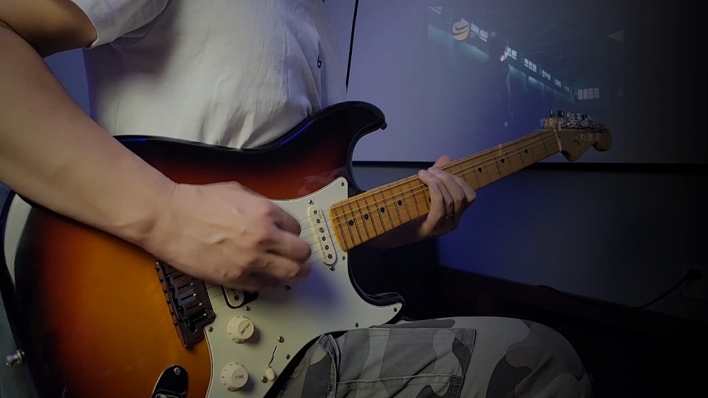 给我个机会,电吉他翻弹刘嘉亮《你到底爱谁》尾奏#电吉他 #你到底爱谁